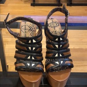 Jessica Simpson wedged sandals